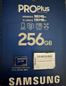 三星（SAMSUNG）256GB TF MicroSD 内存卡 4K高速蓝卡 U3A2V30 读速180MB/s 游戏机无人机运动相机存储卡 PRO Plus 实拍图
