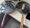 苏泊尔（SUPOR）平底锅不粘锅 牛排煎锅 麦饭石色炒菜锅煎蛋煎饼锅电磁炉燃气通用 【24CM加深】不配盖+木铲 实拍图