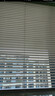 美尔耐 S片铝合金百叶窗帘免打孔遮阳光办公室卧室卫生间浴室高档拉珠款 6024免打孔【S片】亮光米白 1平方米 实拍图