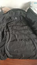 京东京造羽绒服男鸭绒加厚防寒工装面包服防泼水冬季外套中长款 黑色 2XL 实拍图