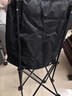 野徒者户外折叠椅露营椅子躺椅便携折叠月亮椅小凳子折叠凳钓鱼凳 曜石黑【三挡调节】加宽座面 出口质量加粗 实拍图