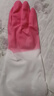 洋臣家庭清洁家务手套厚洗碗手套防水加绒橡胶洗衣服家务劳保手套 1双（不加绒常规）【颜色随机】 实拍图
