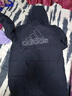 adidas通勤羽绒服 休闲长款鸭绒男女秋冬阿迪达斯官方轻运动   黑色   XL 实拍图