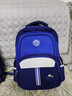 巴布豆小学生书包男3-4-6年级双肩背包男女1-3年级儿童书包英伦风学院 2116蓝色大号3-6年级 实拍图