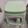 圣度朗加厚塑料凳子家用小凳子简约胶凳子客厅餐桌椅子茶几凳防滑小板凳 中大号带盖-绿色 高36cm 实拍图