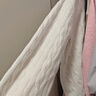 森马（Semir）森柔毛衫|毛衣女圆领纯色打底衫简约休闲冬季温柔系绞花百搭 红色调00366 L 实拍图