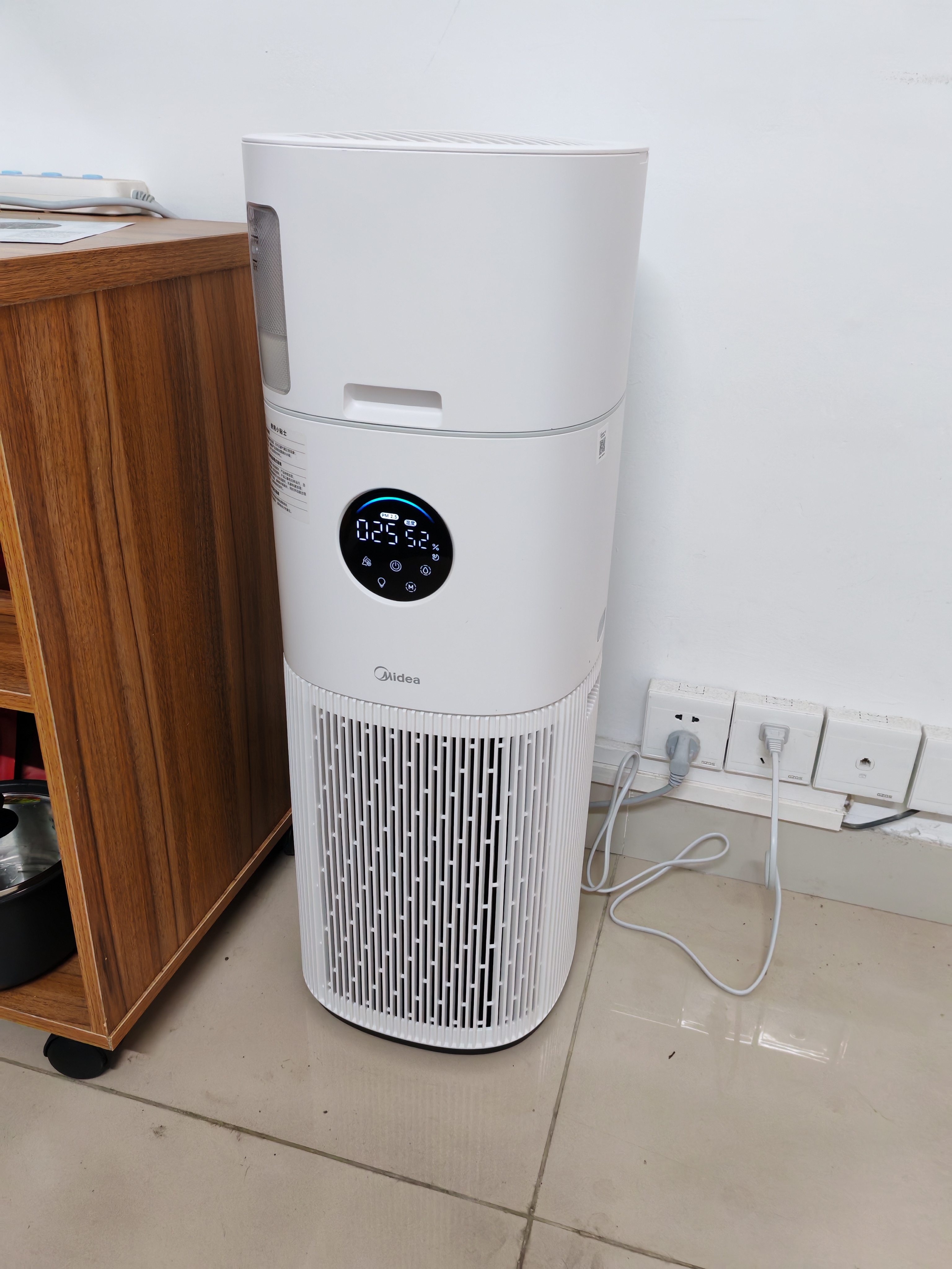 美的（Midea）空气净化器加湿一体机【99.9%除病菌】除甲醛除二手烟除异味烟味除病毒除尘螨除过敏原家用 【母婴必备】RX400 Pro 实拍图