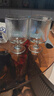 宝石纹玻璃杯INS风高颜值洋酒杯透明家用加厚鸡尾酒调酒啤酒杯子 浮雕高脚杯200ml*1 实拍图