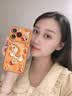 京川旭【新年油画小马】适用苹果17promax手机壳新款iphone17pro全包卡通防摔ip17高级感女挂绳保护套 苹果17Pro 天使眼-棕色-油画小马 实拍图