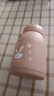 【京东物流送货上门】萌萌兔卡通水杯女牛奶玻璃杯创意便携杯子 咖色萌萌兔 330ml 1只 实拍图