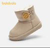 巴拉巴拉童鞋儿童雪地靴男女童棉靴加厚加绒中筒靴2025新款冬靴子保暖鞋子 实拍图