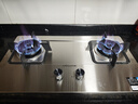万和燃气灶【蓝莲花B9·5.2kW】天然气不锈钢猛火烟灶联动嵌入式家用煤气双炉具台B9B50 实拍图