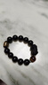 中国黄金招财貔貅手链男黑曜石手串男生日礼物送男友心经护身符周年纪念日 招财貔貅心经黑曜石手串-14mm 实拍图