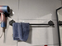 馨沛吸盘毛巾架卫生间置物架浴室免打孔浴巾架拖鞋架单杆收纳壁挂架子 实拍图