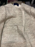 三彩【绵羊毛】2025冬季新款香风毛呢外套圈圈呢圆领短款大衣M 杏色 M 160/84A 实拍图