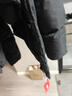 京东京造羽绒服男鸭绒加厚防寒工装面包服防泼水冬季外套短款 黑色 3XL 实拍图