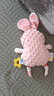澳贝（auby）婴幼儿玩具豆豆绒小兔子毛绒安抚玩偶可入口水巾哄睡牙胶啃咬新年 实拍图