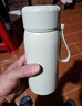 2025新款保温杯大容量便携食品级学生儿童显温随手杯水杯 芥末绿随行保温杯1个 实拍图