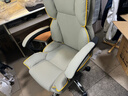 奥伦福特 电脑椅办公椅子电竞椅家用人体工学椅老板椅主播靠背椅皮革转椅 工学椅-灰+乳胶【二代升级气杆】 实拍图