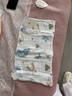 babycare婴儿毛巾拍嗝巾纱布护肩口水巾可机洗防水透气斯闻豆绿57*26cm 实拍图
