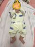 爱宝适婴儿连体衣纯棉春秋冬新生儿宝宝哈衣和尚服奶瓶2件套T141 59码 实拍图