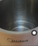 美的（Midea）电热水壶电水壶烧水壶养生双层防烫 0涂层 食品级304不锈钢1500W快速沸腾1.7L大容量 HJ1705 实拍图
