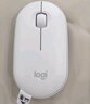 罗技（Logitech）LOGITECH PEBBLE鼠标 无线蓝牙鼠标 办公静音鼠标 女性鼠标对称鼠标 鹅卵石造型 米白色 实拍图