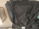 特步防泼水外套秋冬新款男夹克上衣跑步服户外骑行服双层风衣运动服 0110加绒-正黑色-经典简约 XL 实拍图