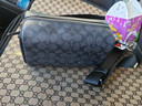 蔻驰（COACH）【品牌直供】新年礼物男士AXEL小号单肩手提斜挎包黑色CV762 实拍图