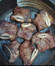 大希地腌制 调味牛仔骨 带骨小牛排  牛肉 牛肋骨烧烤食材冷冻 400g 实拍图