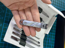 司顿（STONE）指甲刀平口指甲钳斜口甲沟修甲刀成人家用 银翼修甲7件套(复古绿) 实拍图