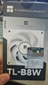 利民（thermalright）TL-B8W 8cm性能风扇白色风扇 S-FDB V2轴承 8cm机箱风扇4pin PWM 2200转速 实拍图