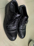红蜻蜓25秋季商务休闲系带牛皮鞋男手抓皱纹正装德比婚鞋WTA35345黑色39 实拍图