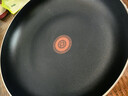 炊大皇平底锅不粘锅牛排煎蛋烙饼煎锅带盖28cm电磁炉通用中国红ZH28JG 实拍图