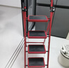 星奇堡 家用梯子工程梯折叠多功能人字梯伸缩室内加厚两用梯子 加厚四步梯-红色 实拍图