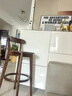 丘林瑟北欧实木吧台椅子家用现代简约高脚椅靠背吧台凳高脚凳前台酒吧椅 71坐高棕色架全木款 实拍图