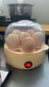 煮蛋器自动断电家用迷你蒸鸡蛋机早餐蒸杂粮玉米神器小型蒸鸡蛋羹机宿舍用 自动断电保护 单层 【送量杯】可放六个鸡蛋 实拍图