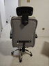 奥伦福特 电脑椅办公椅子电竞椅家用人体工学椅老板椅主播靠背椅皮革转椅 创意工学椅-灰+含乳胶垫【二代升级】 实拍图