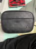 Jordan男子乔丹 纯色压花 肩带可调节拆卸 单肩相机包HV1622-010黑 均码 实拍图