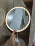 秉优 双轴化妆镜带灯台式桌面学生宿舍家用可立办公室led美妆镜子旋转 实拍图
