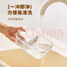 希乐扣Cilock玻璃饭盒上班族带饭便当盒微波炉加热餐盒大容量保鲜盒 长分隔+包 实拍图