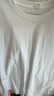 网易严选25新品新疆棉长袖T恤10A抗菌万能打底衫不易变形男女同款 25秋冬四季款长袖-本白色 L 实拍图