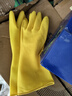 宜之选橡胶牛筋手套L码4双特厚家务厨房洗碗洗衣乳胶清洁手套 实拍图