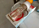 贝亲（Pigeon）自然离乳PPSU重力球吸管奶瓶双把手330ml12月+(附带奶嘴12月*2支) 实拍图