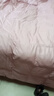 匈牙利正品羽绒被95白鹅绒100%冬被五星级酒店加厚保暖抗菌春秋被 豆沙粉静音120支全棉白鹅绒 200*230cm【冬被约充绒1600g】 实拍图