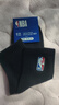 NBA袜子男士秋冬休闲运动袜吸汗黑色精梳棉袜刺绣训练跑步篮球袜3双 实拍图