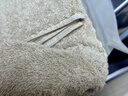 康尔馨五星级酒店浴巾纯棉 新疆长绒棉加大加厚男女成人浴巾 卡其色800g 实拍图