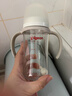 贝亲（Pigeon）玻璃奶瓶宽口径防胀气240ml L号奶嘴 6月+ AA188  实拍图