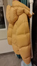 坦博尔泡芙羽绒服女短款脱卸帽秋冬保暖外套25新款5530520D松露橘粉160 实拍图