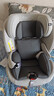 贝倍适儿童安全座椅汽车通用0-4-12岁宝宝婴儿旋转车载isofix便携坐椅 尊享灰（硬接口+上拉带+侧防） 实拍图